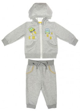 Garden baby спортивный костюм для мальчиков серый 28248-50